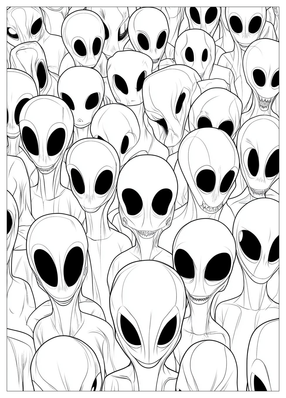 Aliens Coloring Pages-8