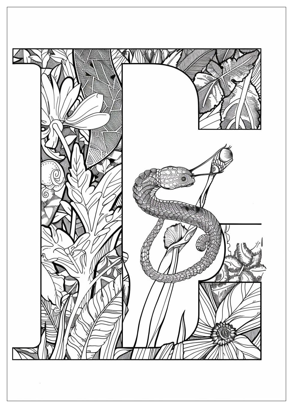 Alphabet Lore Coloring Pages-11