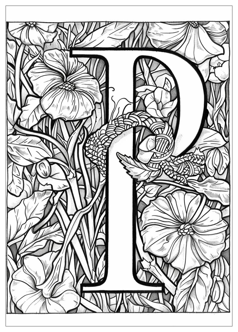 Alphabet Lore Coloring Pages-12