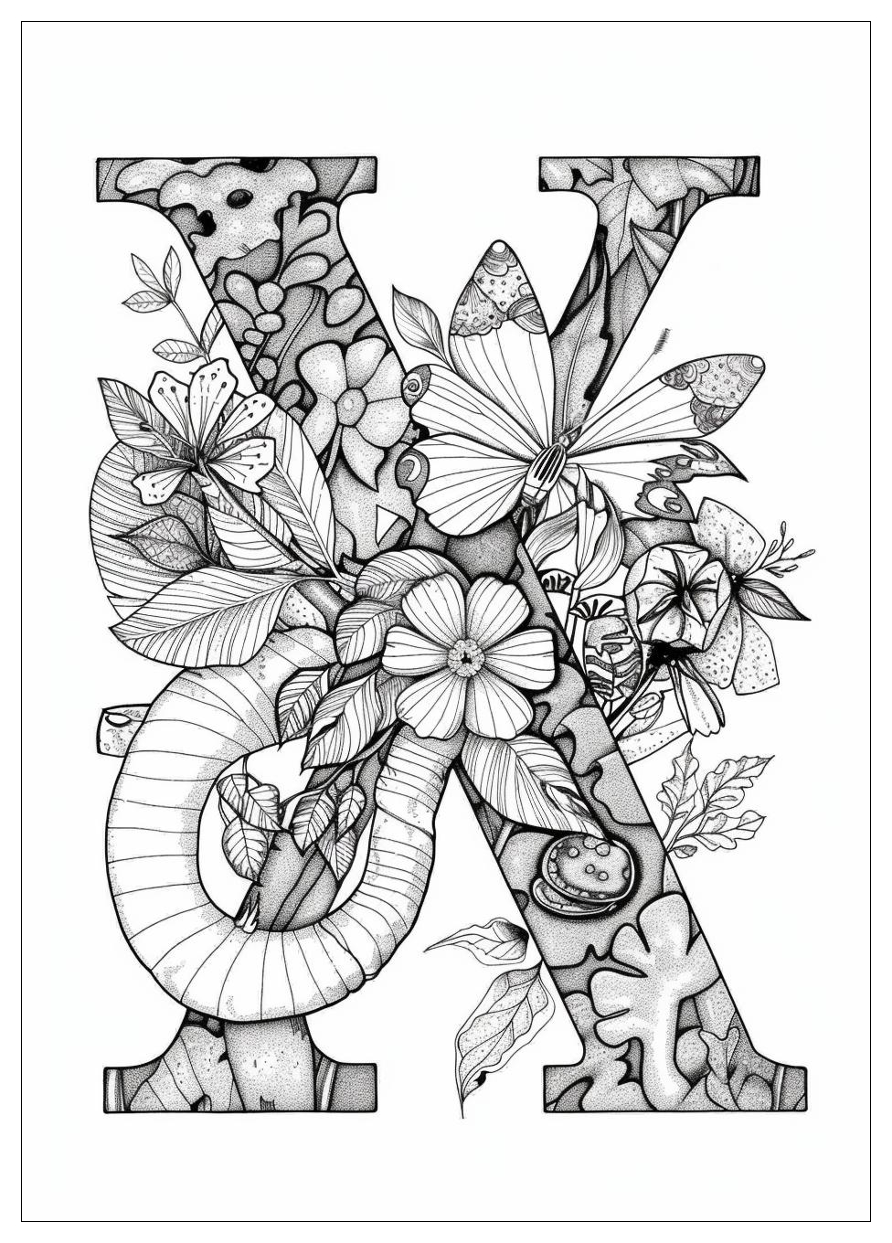 Alphabet Lore Coloring Pages-3