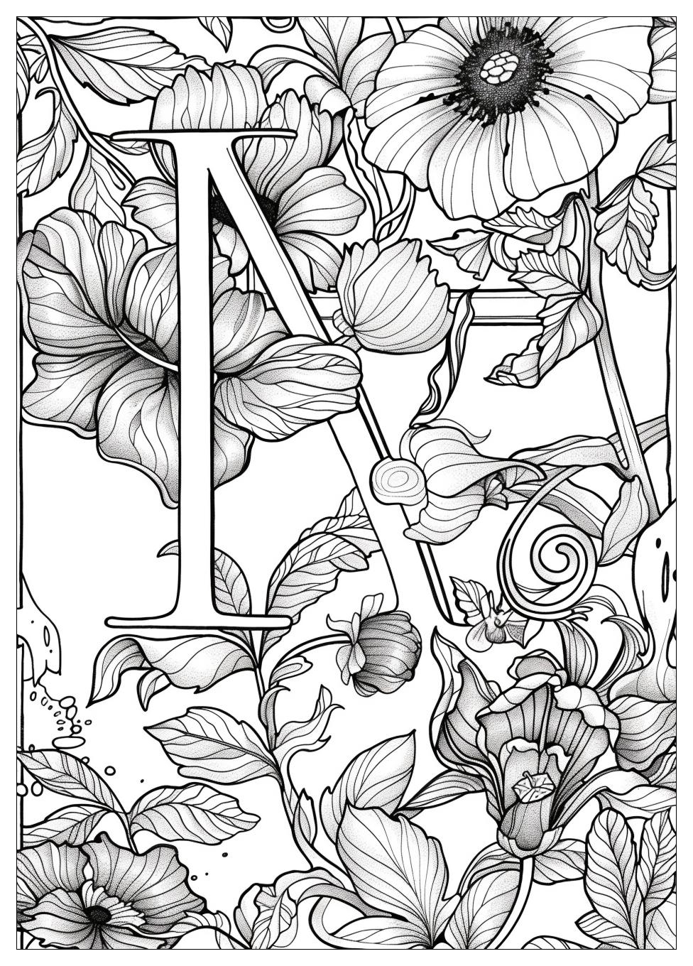 Alphabet Lore Coloring Pages-5