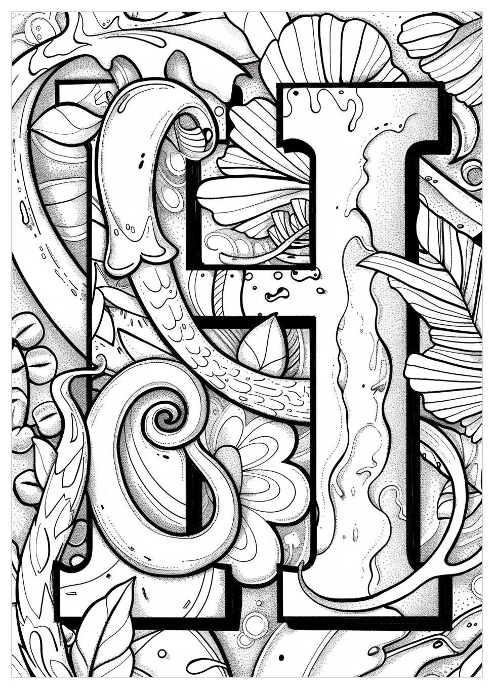 Alphabet Lore Coloring Pages-6