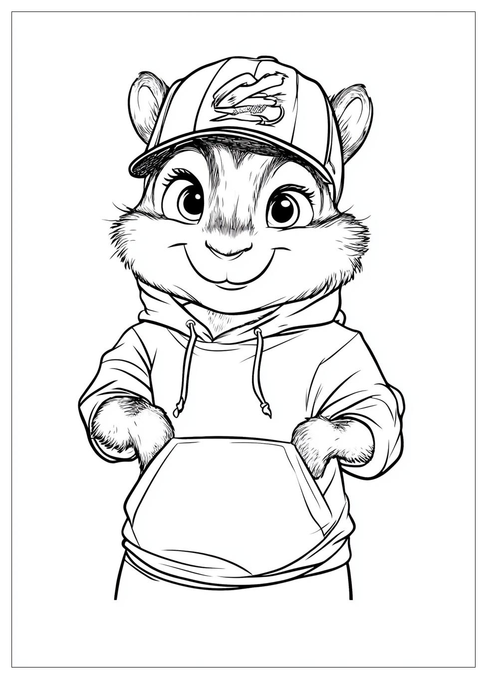 Alvin And The Chipmunks Coloring Pages-19