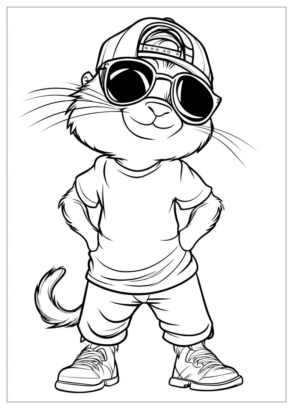 Alvin And The Chipmunks Coloring Pages-20
