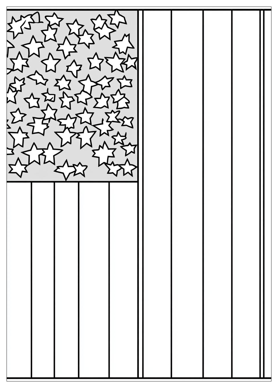 American Flag Coloring Pages-11