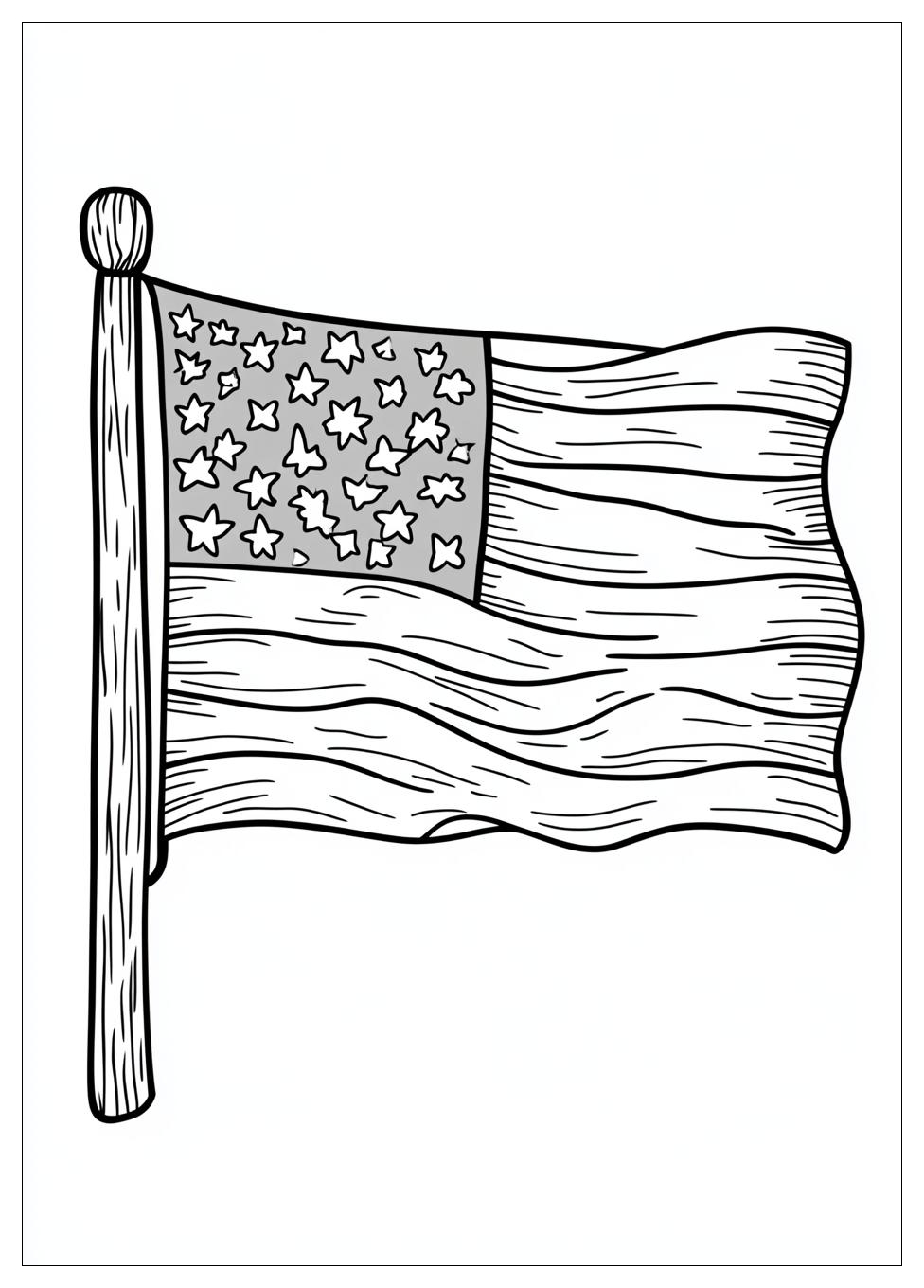 American Flag Coloring Pages-15