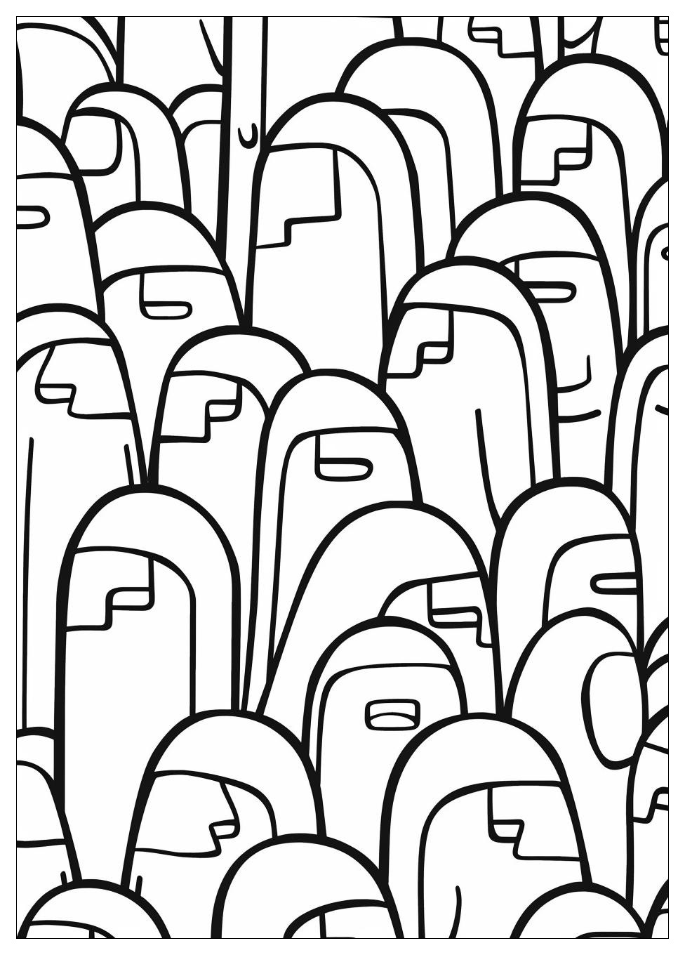 Among Us Coloring Pages-2