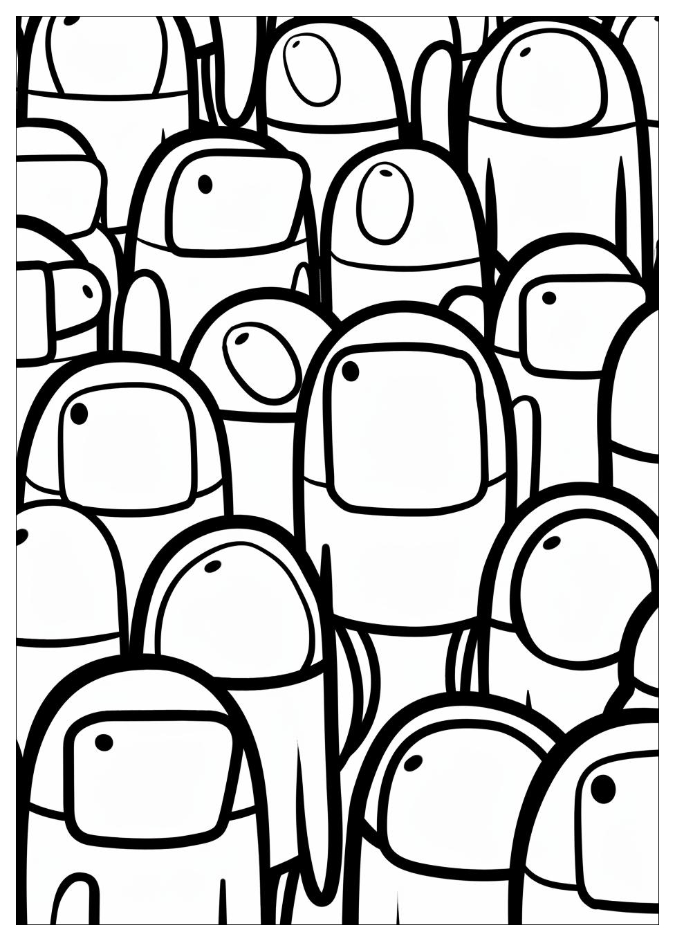 Among Us Coloring Pages-4