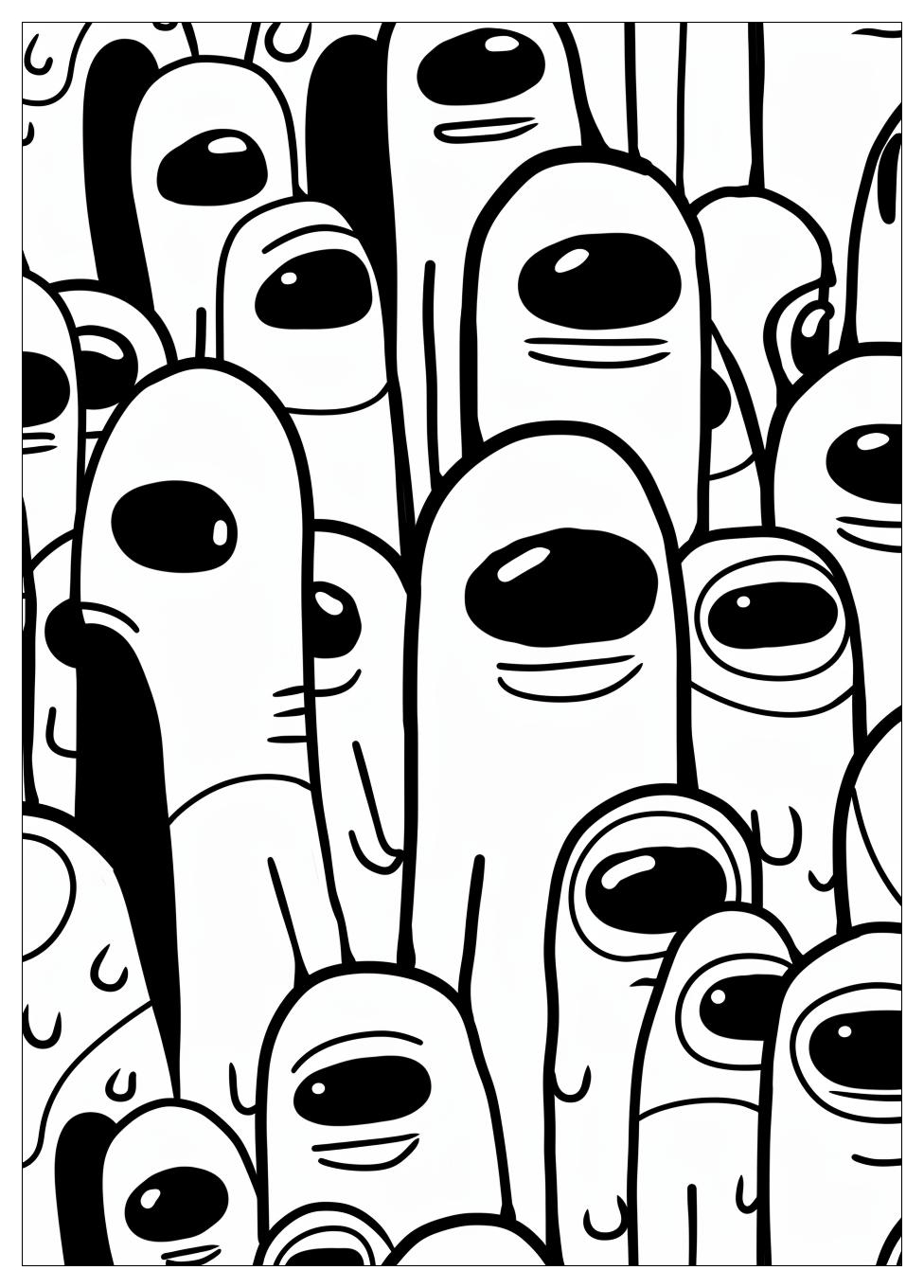 Among Us Coloring Pages-5
