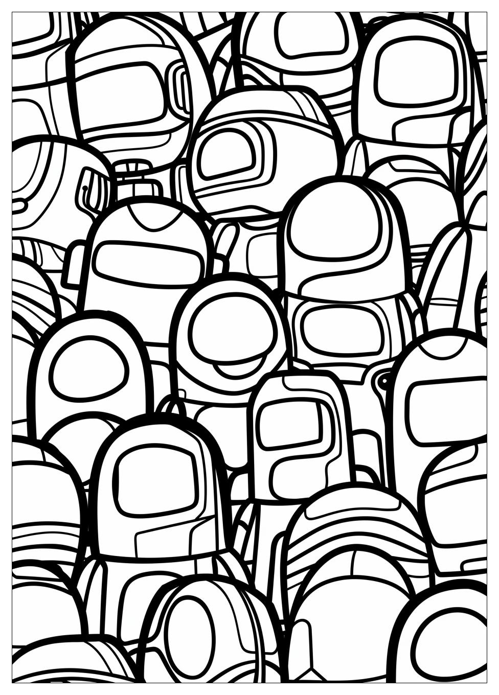 Among Us Coloring Pages-8