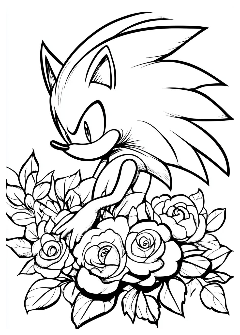 Amy Rose Coloring Pages-20