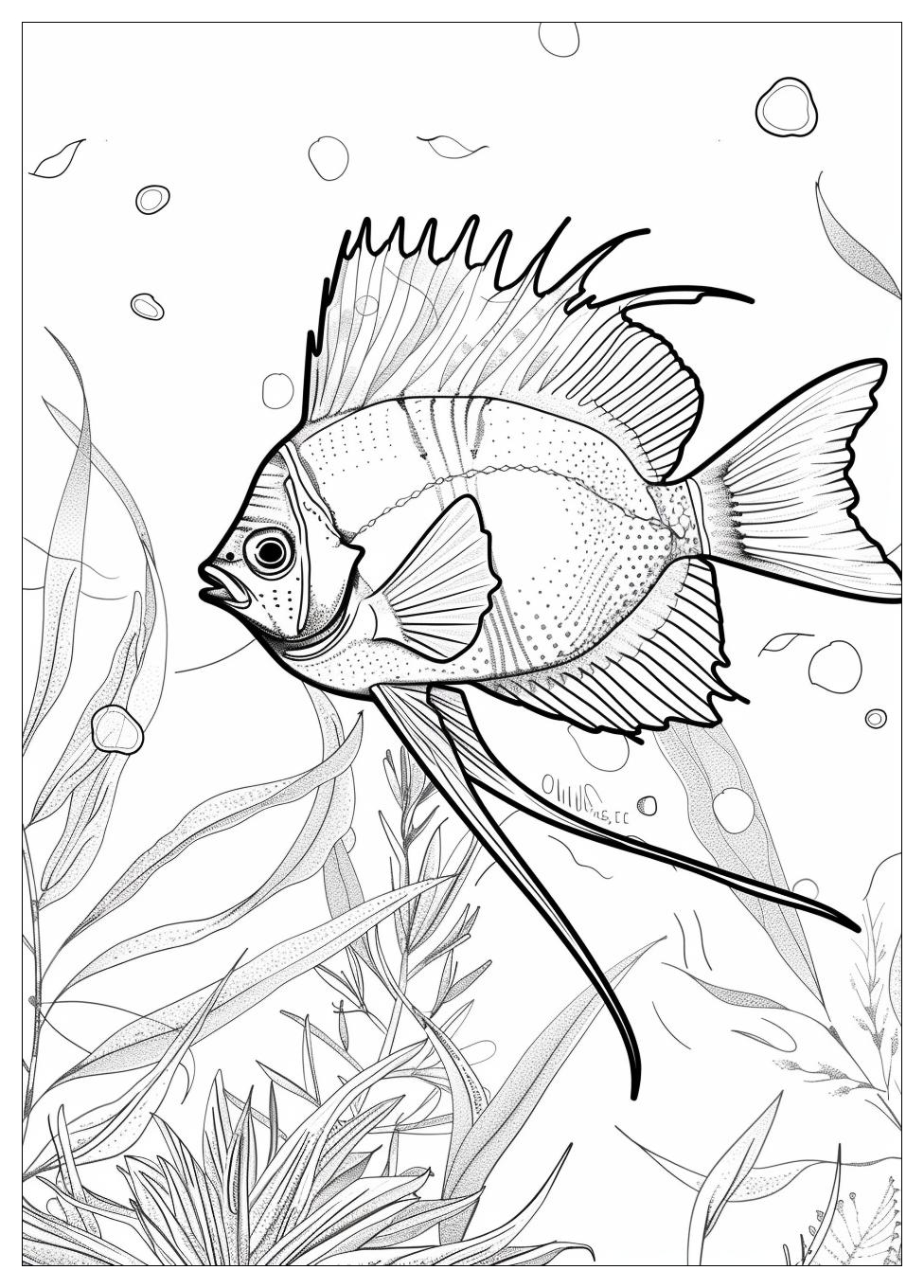 Anglefish Coloring Pages-16