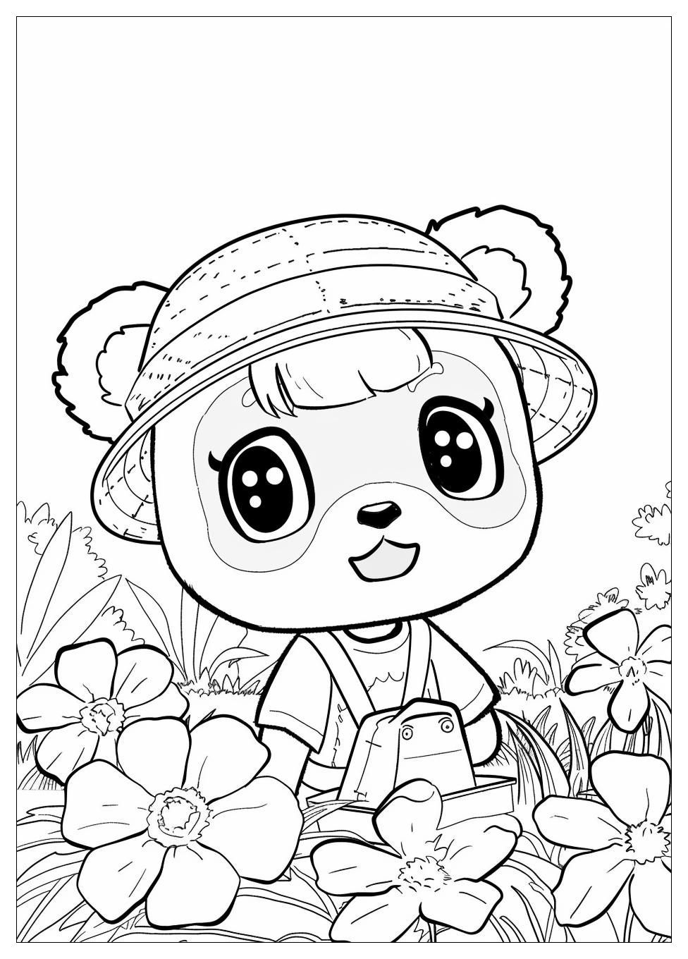 Animal Crossing Coloring Pages-1