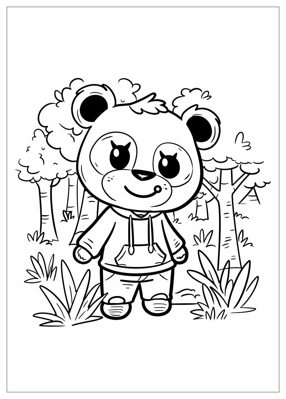 Animal Crossing Coloring Pages-11
