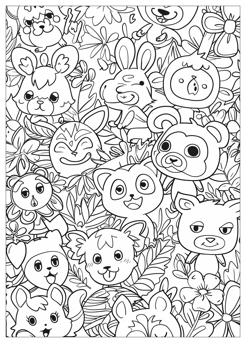 Animal Crossing Coloring Pages-14