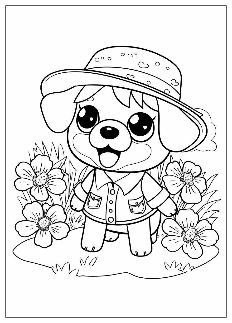 Animal Crossing Coloring Pages-4