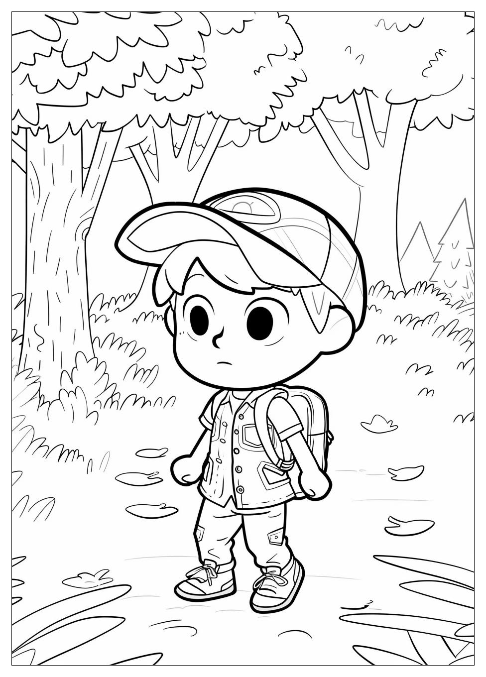 Animal Crossing Coloring Pages-5
