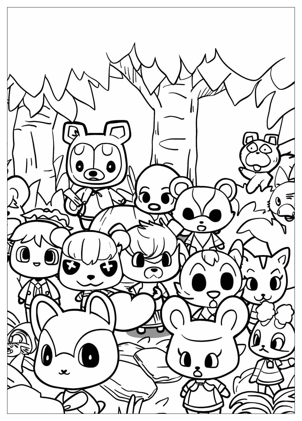 Animal Crossing Coloring Pages-7