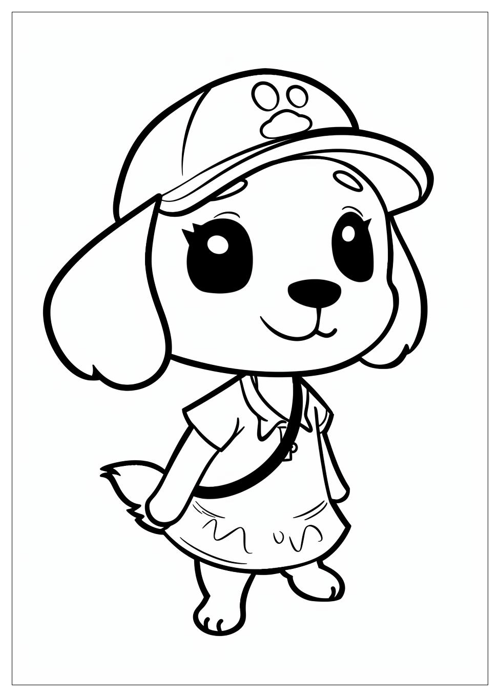 Animal Crossing Coloring Pages-8
