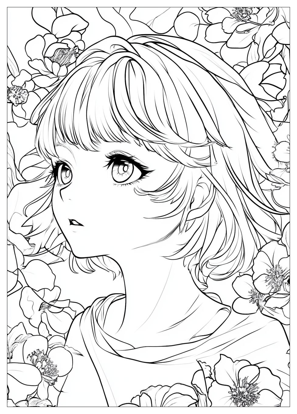 Free Printable Anime Coloring Pages 10 Anime Coloring Pages-10