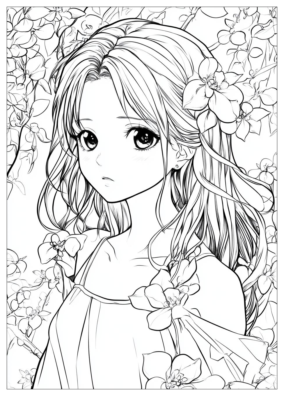 Free Printable Anime Coloring Pages 11 Anime Coloring Pages-11
