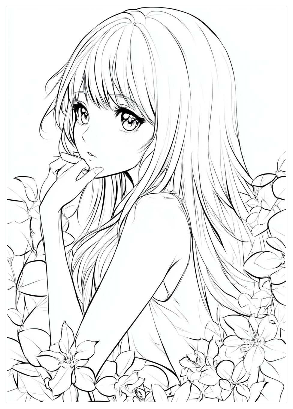 Free Printable Anime Coloring Pages 13 Anime Coloring Pages-13
