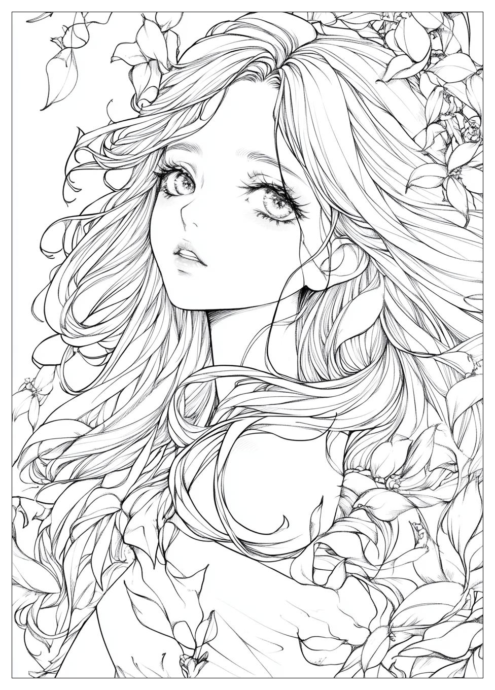 Free Printable Anime Coloring Pages 15 Anime Coloring Pages-15
