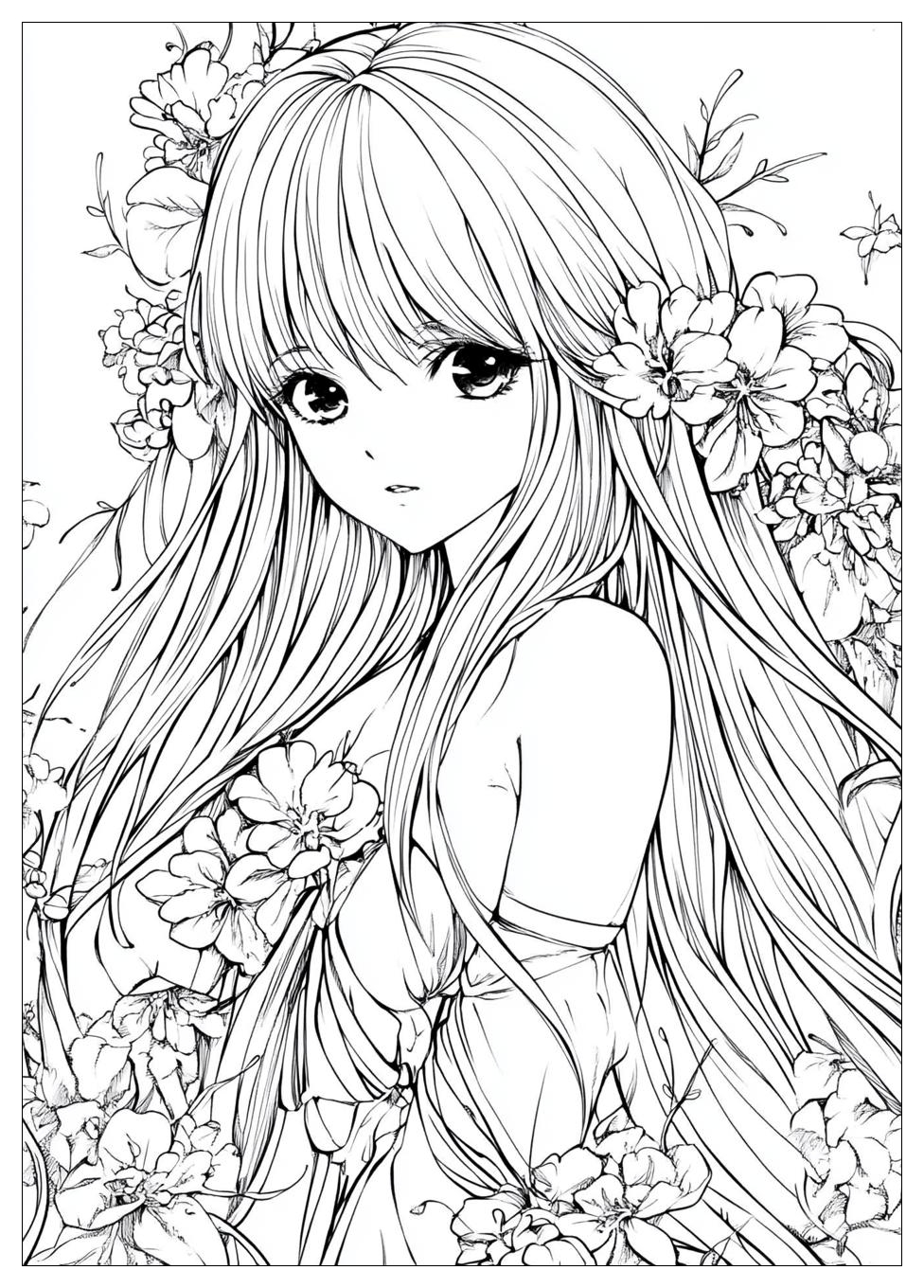 Free Printable Anime Coloring Pages 18 Anime Coloring Pages-18