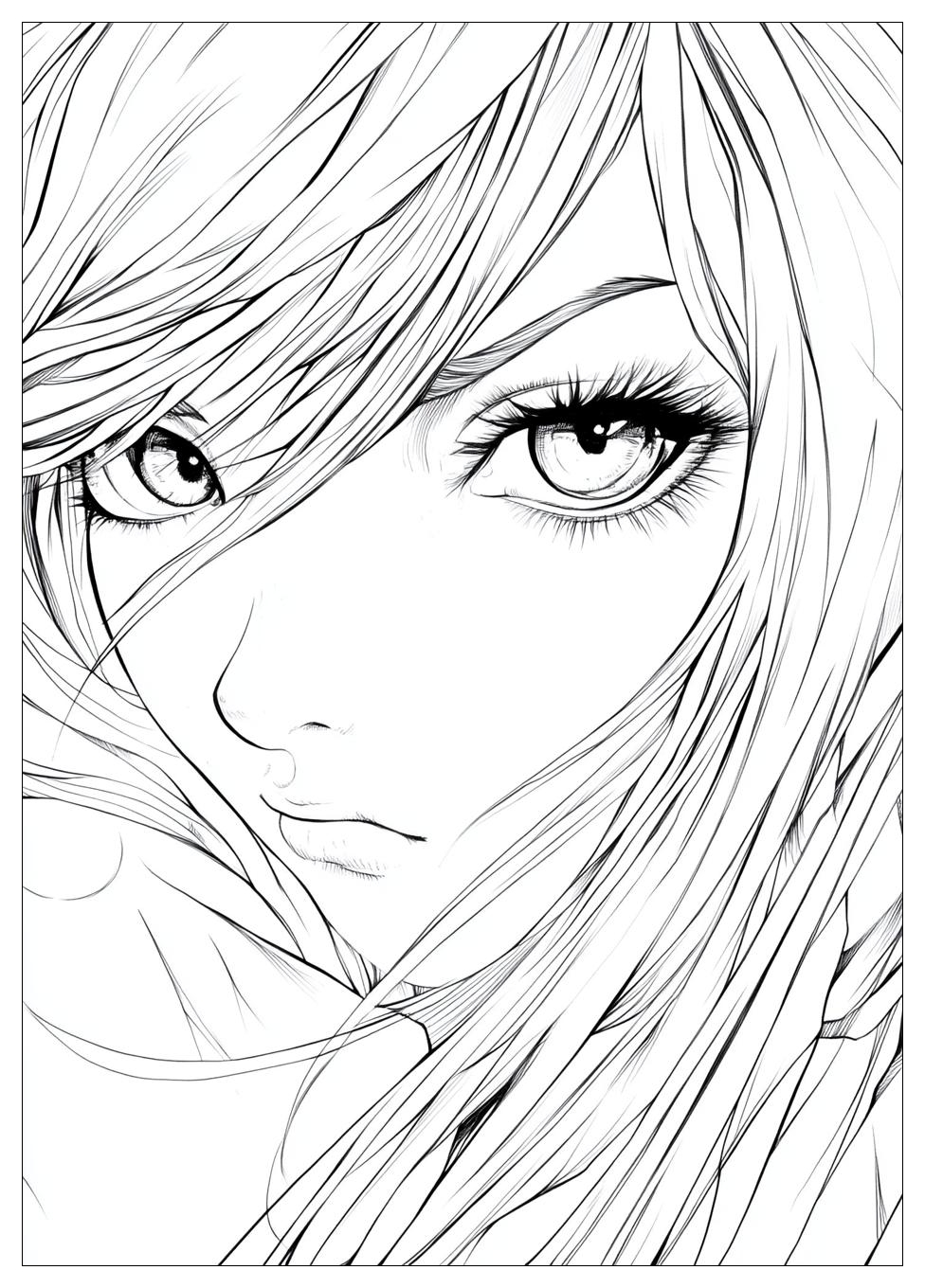 Free Printable Anime Coloring Pages 20 Anime Coloring Pages-20