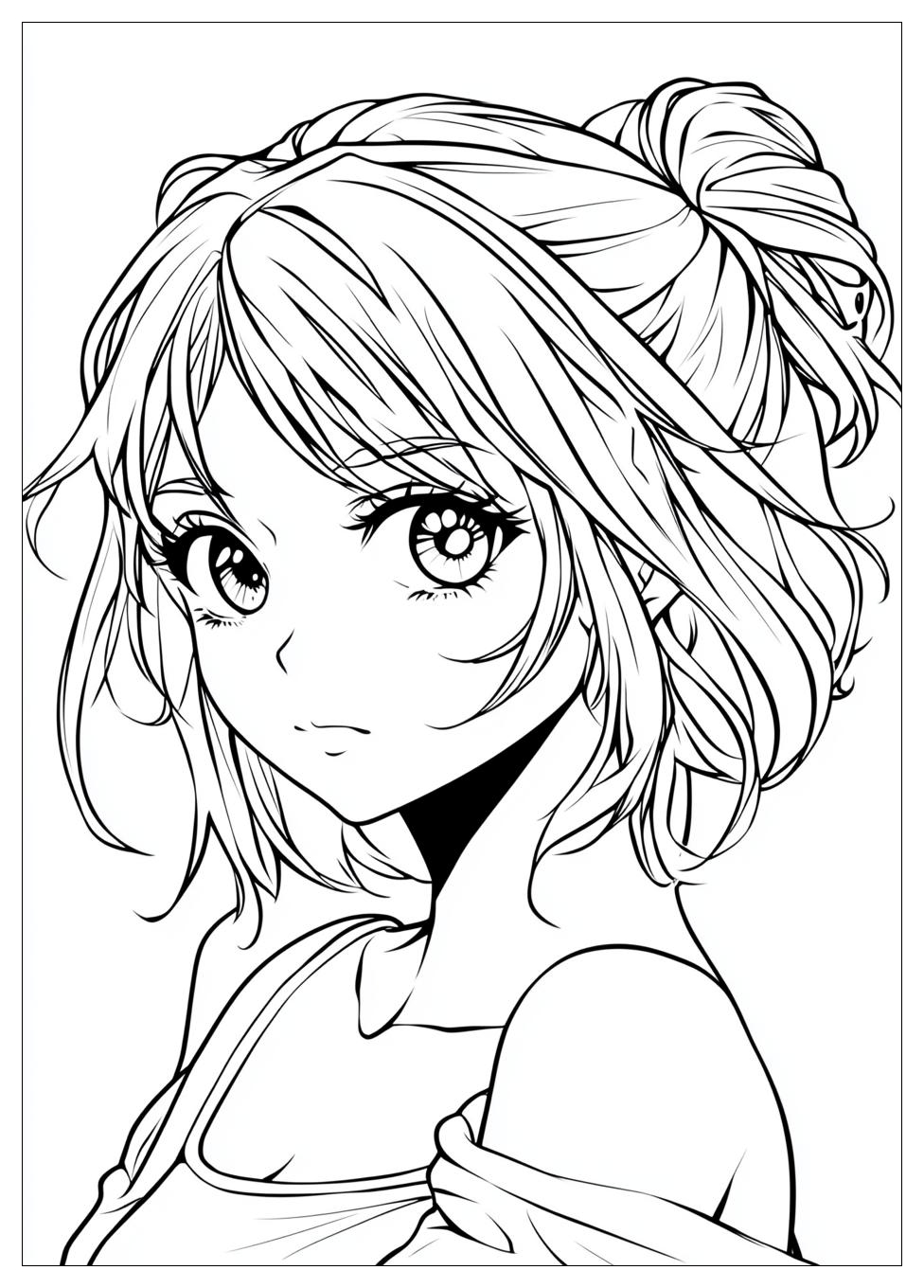 Free Printable Anime Coloring Pages 7 Anime Coloring Pages-7