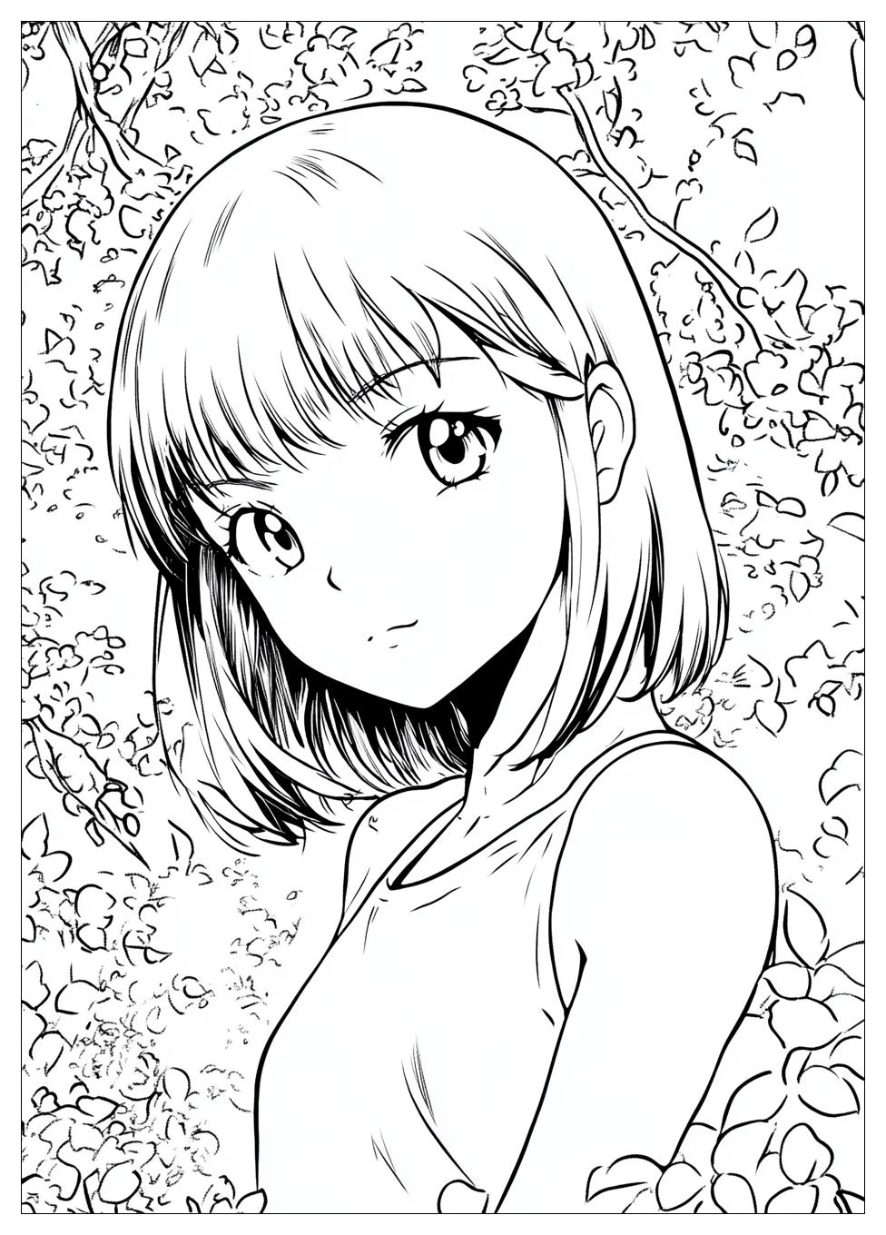 Free Printable Anime Coloring Pages 9 Anime Coloring Pages-9