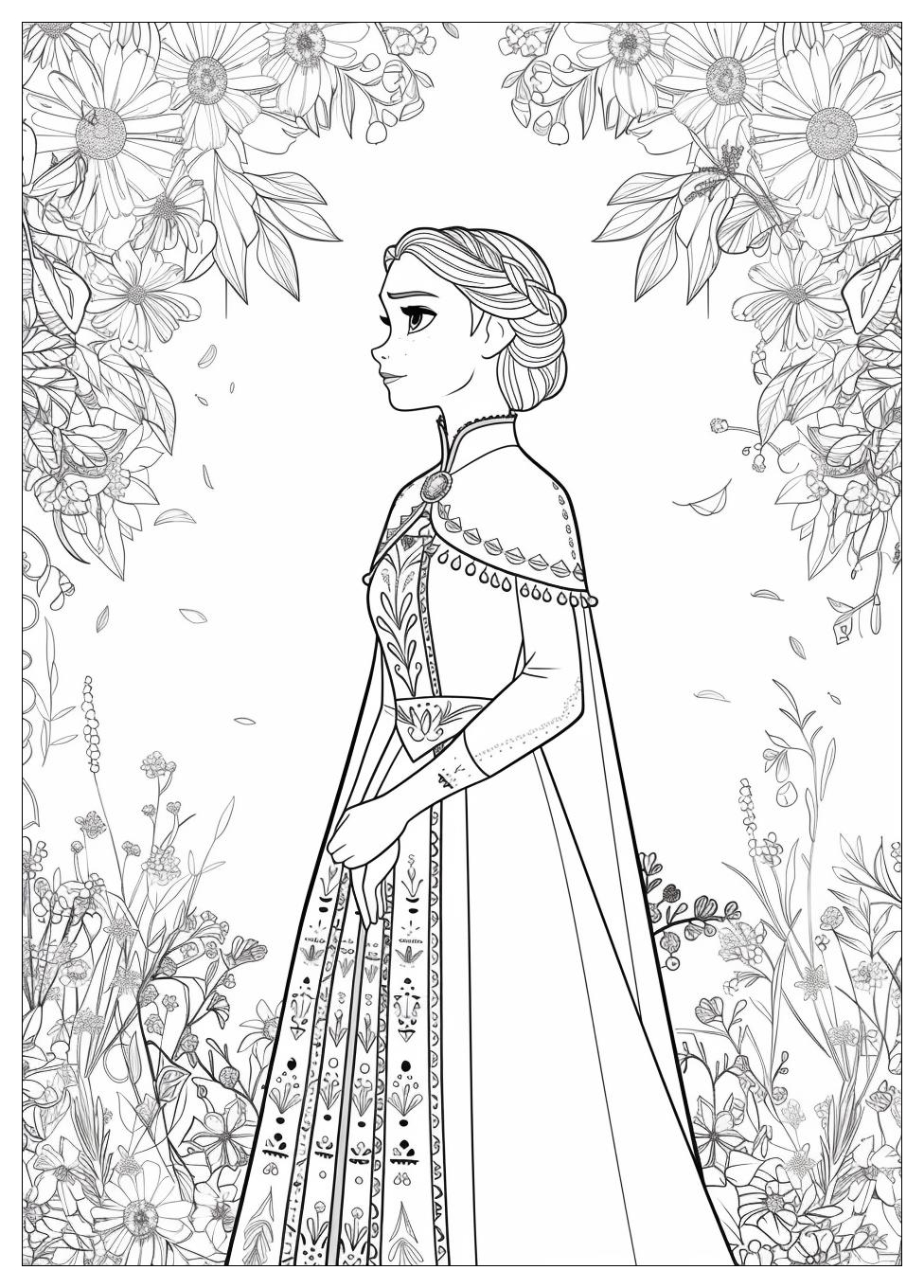 Anna Coloring Pages-8