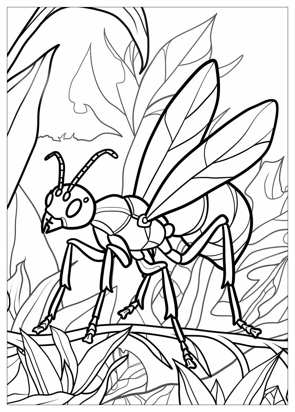 Ant Coloring Pages-10