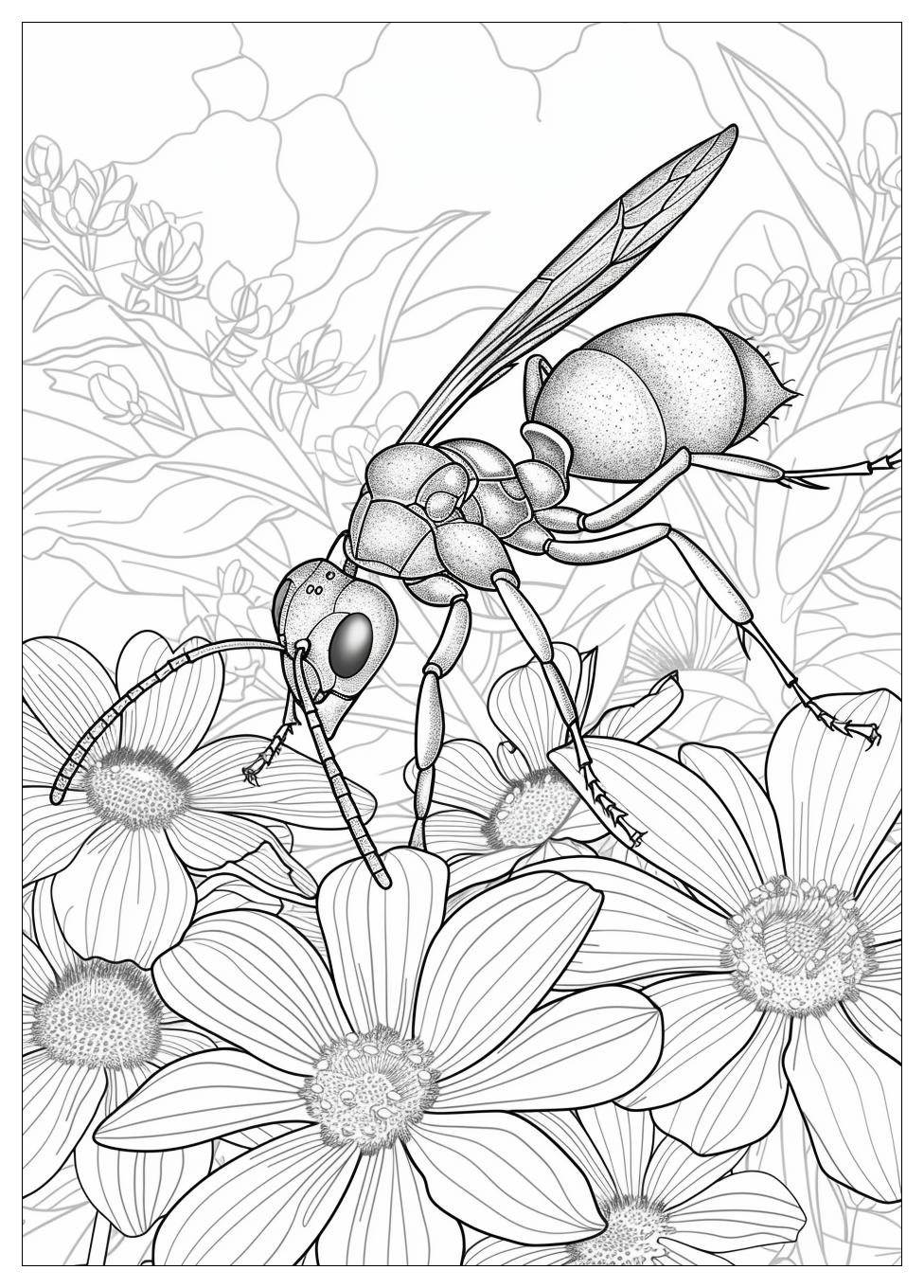 Ant Coloring Pages-14