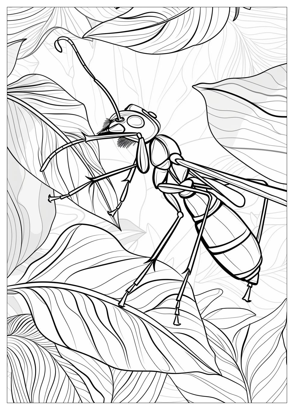 Ant Coloring Pages-15