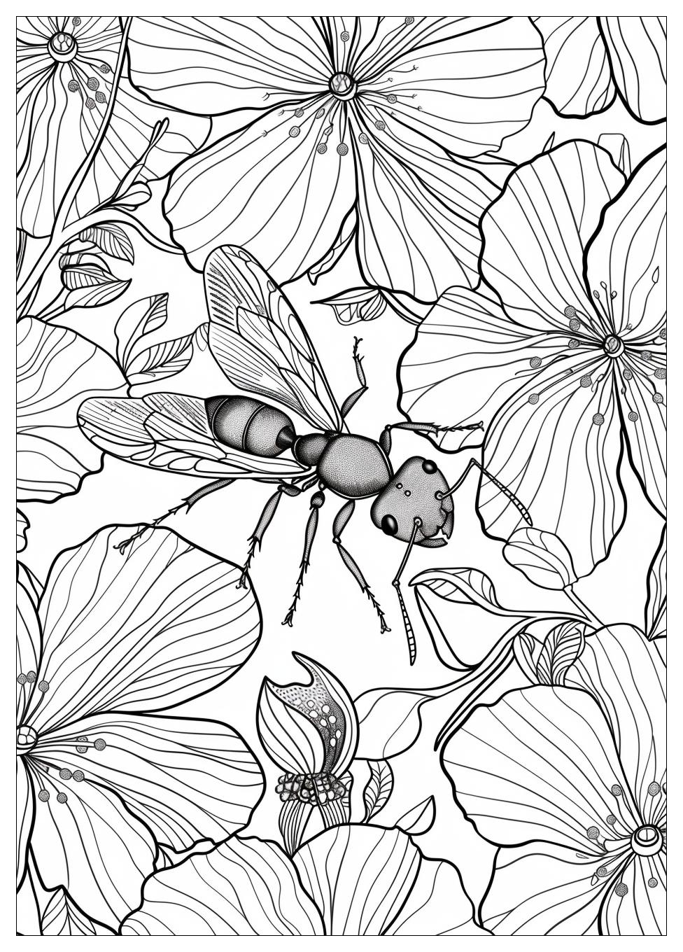 Ant Coloring Pages-17