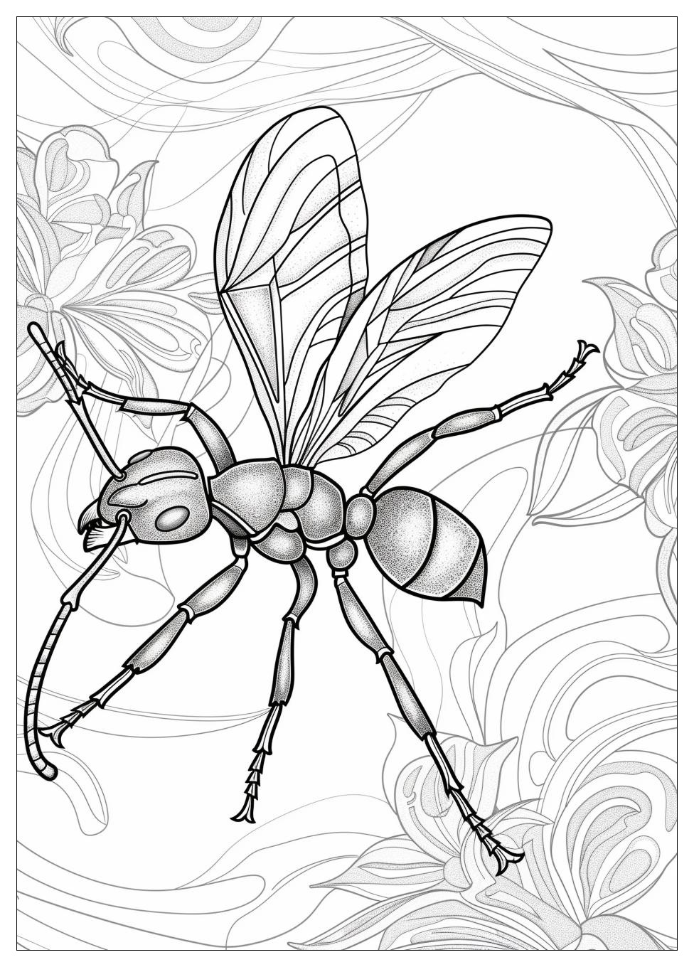 Ant Coloring Pages-18