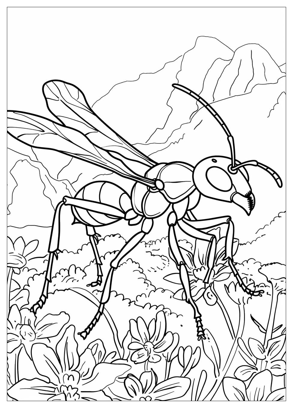 Ant Coloring Pages-3