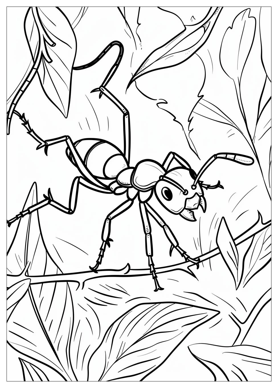 Ant Coloring Pages-4