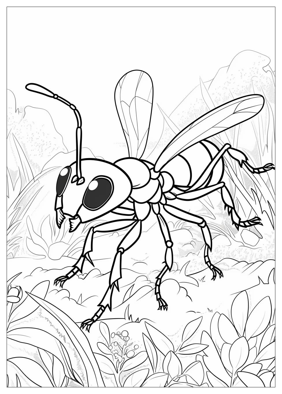 Ant Coloring Pages-5