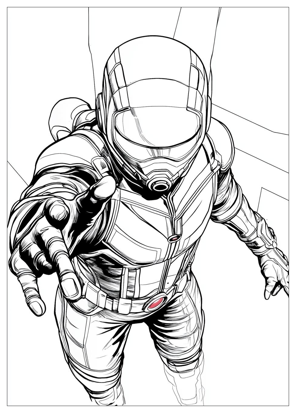 Free Printable Ant Man Coloring Pages 12 Ant Man Coloring Pages-12