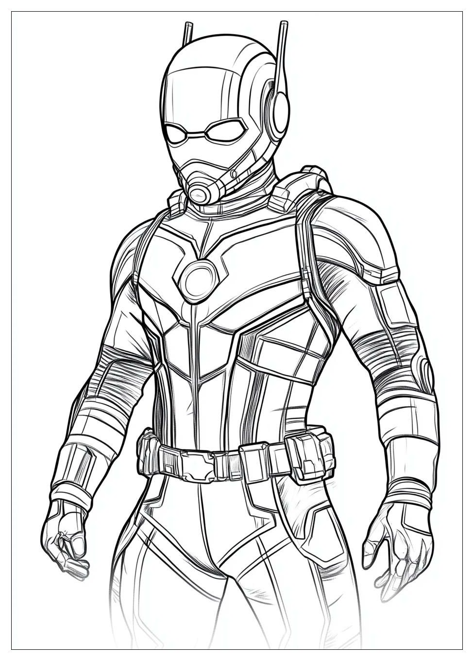 Free Printable Ant Man Coloring Pages 13 Ant Man Coloring Pages-13