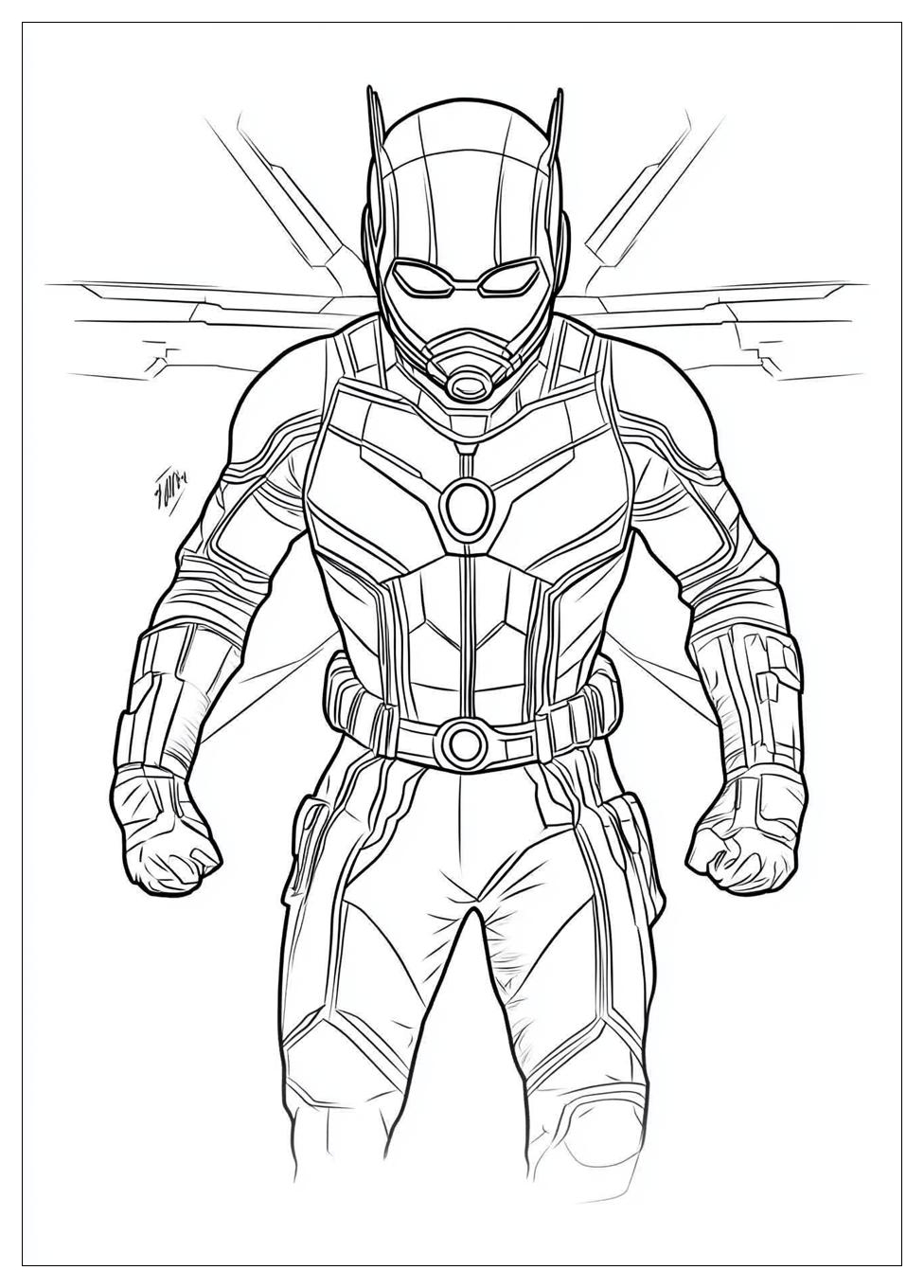 Free Printable Ant Man Coloring Pages 17 Ant Man Coloring Pages-17