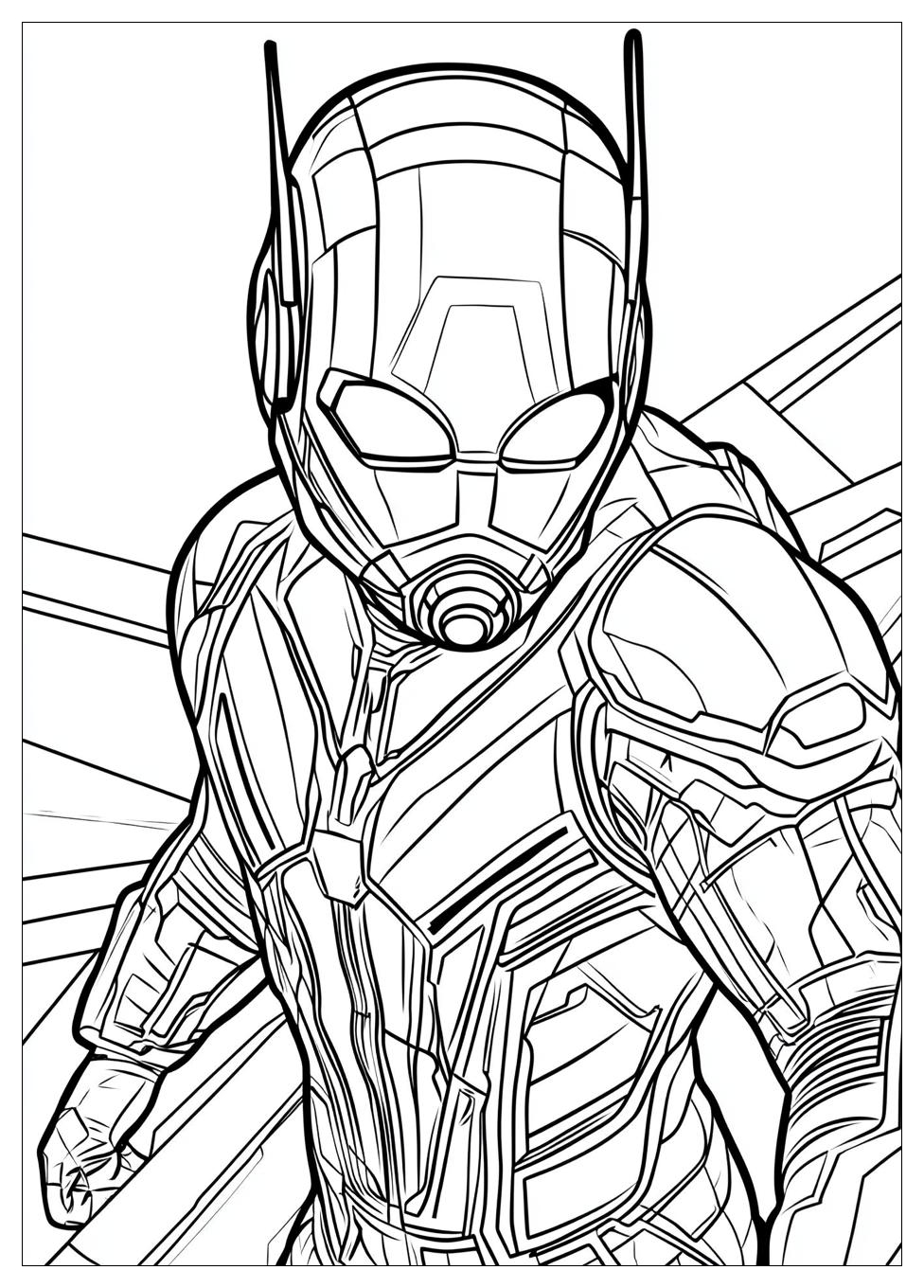 Free Printable Ant Man Coloring Pages 4 Ant Man Coloring Pages-4