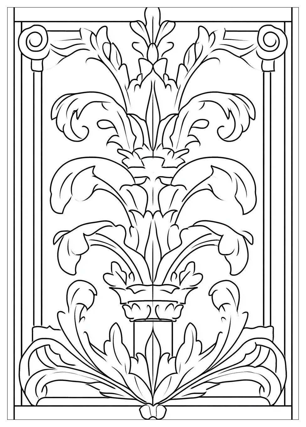 Antique Coloring Pages-2