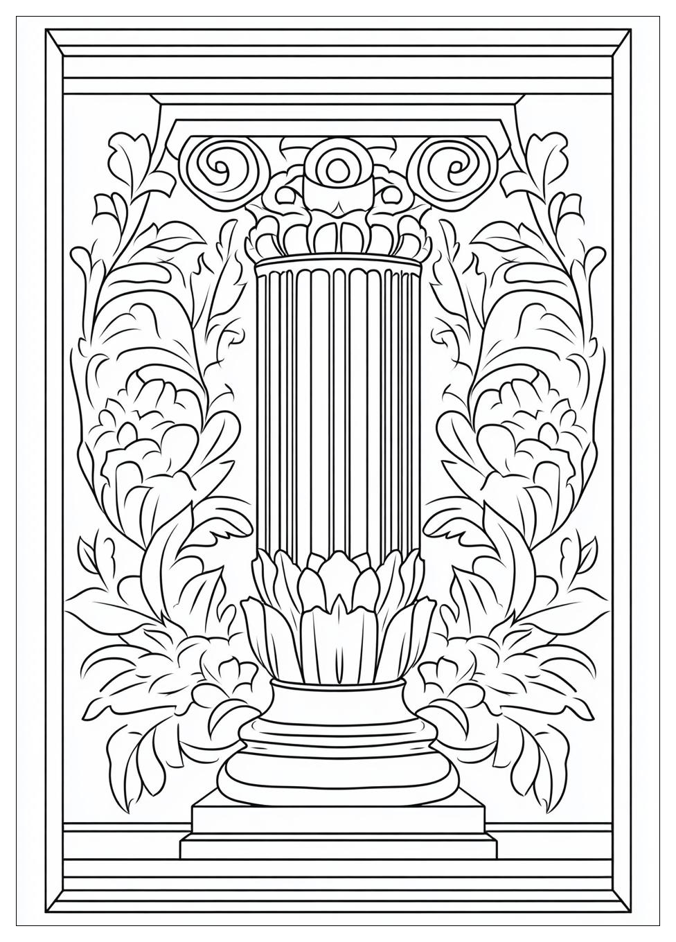 Antique Coloring Pages-8