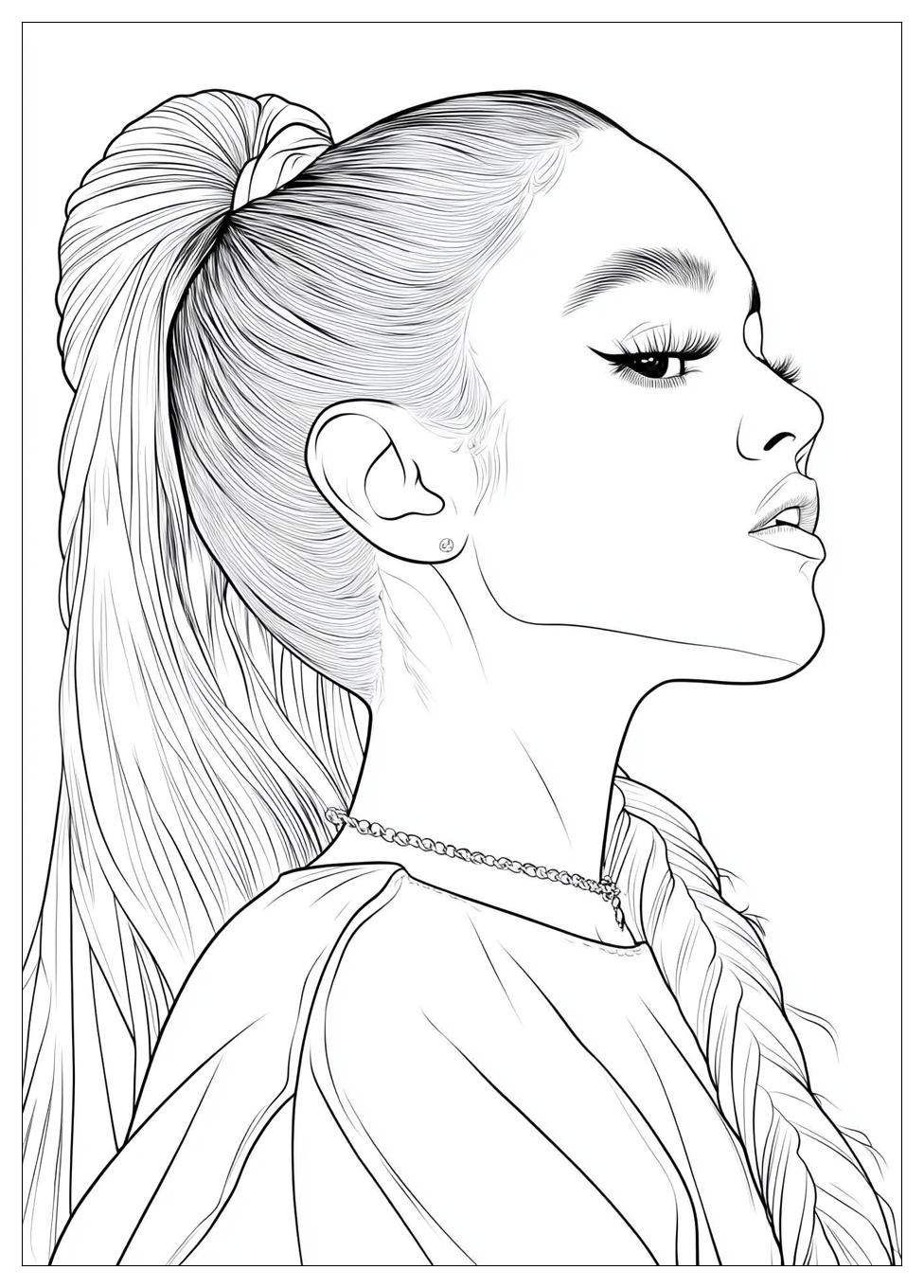 Free Printable Ariana Grande Coloring Pages 19 Ariana Grande Coloring Pages-19