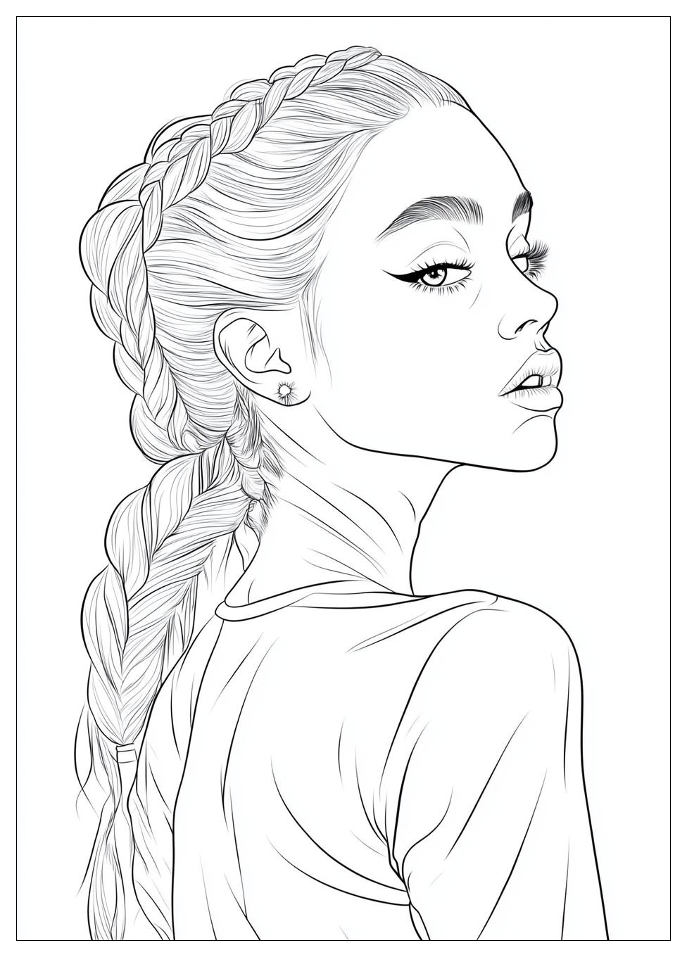 Free Printable Ariana Grande Coloring Pages 2 Ariana Grande Coloring Pages-2