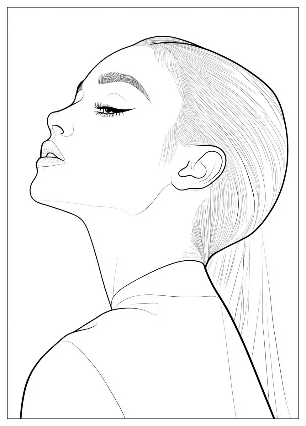 Free Printable Ariana Grande Coloring Pages 7 Ariana Grande Coloring Pages-7