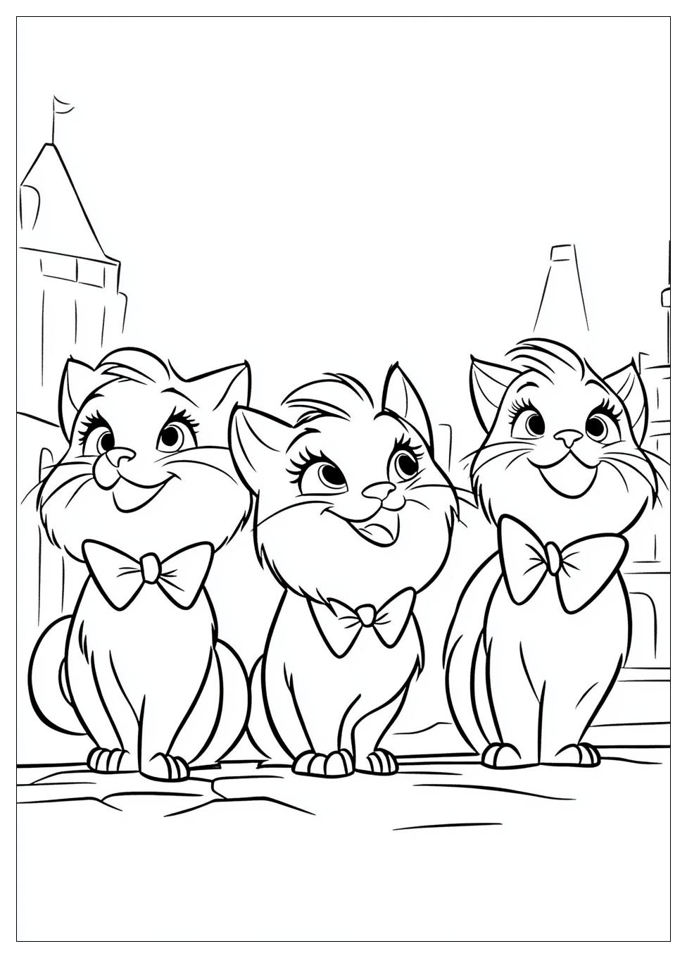 Aristocats Coloring Pages-3